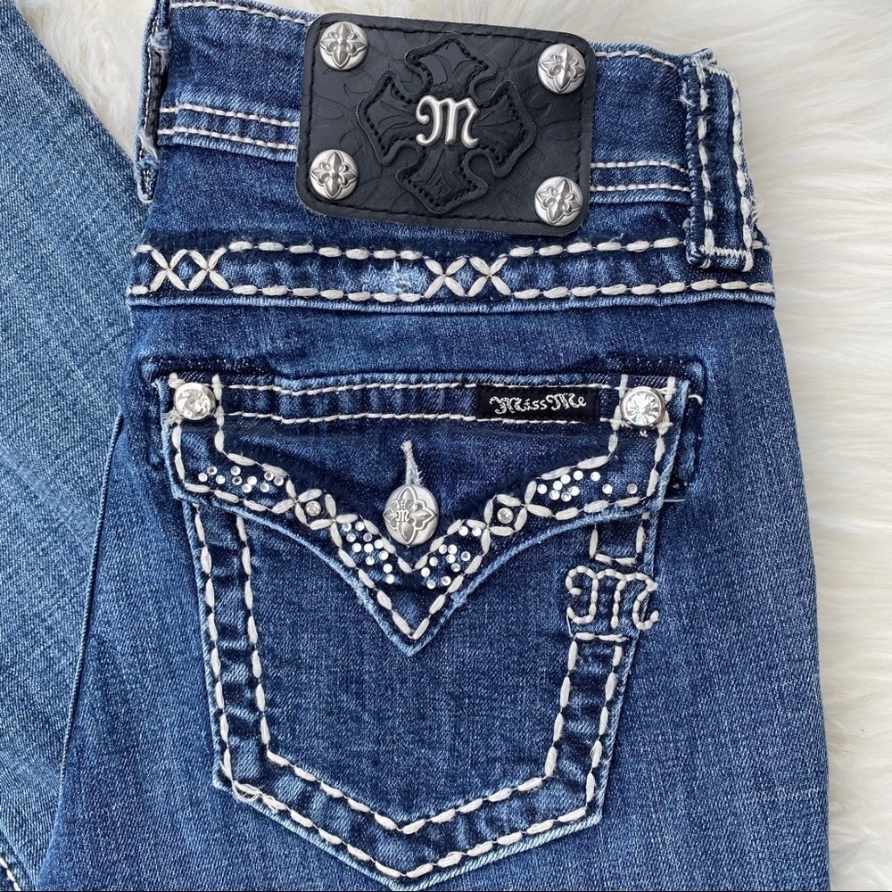 Miss Me JS5777B Boot Faded Jeans Blue 27